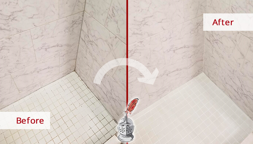Homeowner Receives a Full Shower Restoration and Grout Cleaning in  Alexandria VA