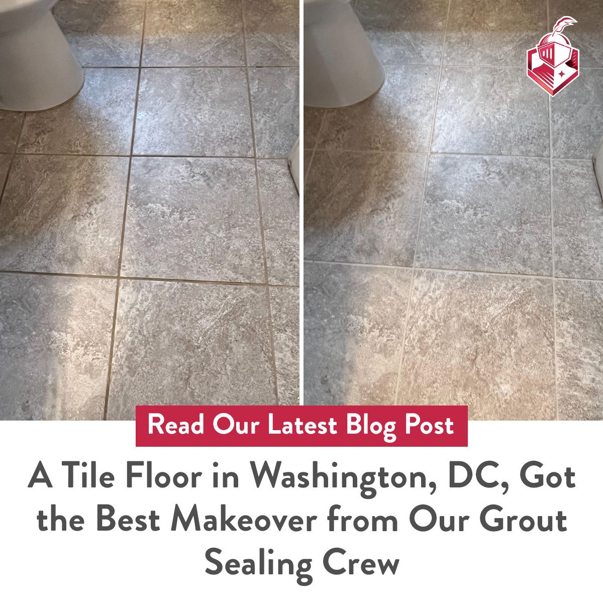 A Tile Floor in Washington, DC, Got the Best Makeover from Our Grout Sealing Crew