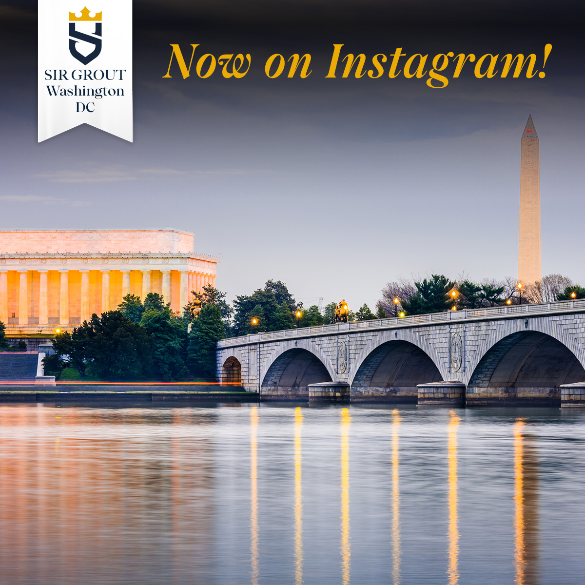 Sir Grout Washington DC Now on Instagram!